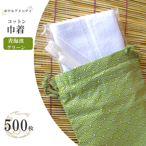 【楽天市場】【500枚セット】コットン和柄巾着（内側ビニール加工