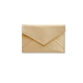 【アウトレット品】【Pineider】ピネイダー・CITY CHICコレクション　名刺入れ　Business card holder envelope shaped ベージュ　送料無料　ラッピング無料