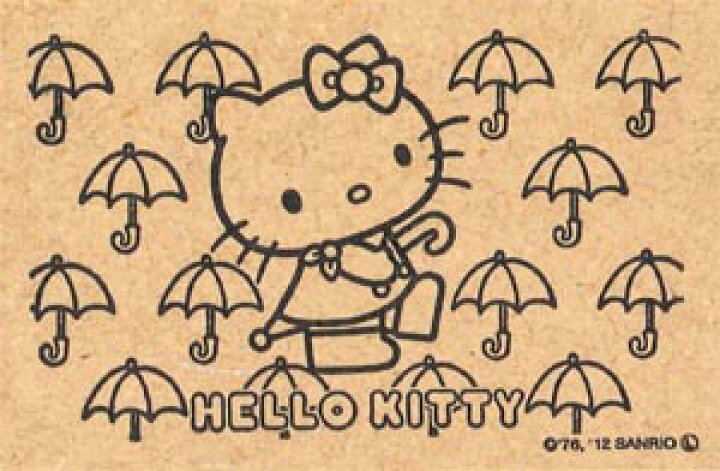 楽天市場 アウトレット品 サンリオ ぬりえスタンプ ハローキティ サンビー ゴム印 Hello Kitty 三田三昭堂