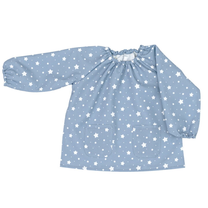 楽天市場】【メール便送料無料！】 スモック キッズ こども 長袖 無地  