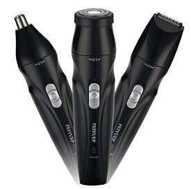 Broadwatch 多機能 電気シェーバー 髭剃り 鼻毛カッター トリマー (もみあげや眉毛などに) 3種の機能 USB充電式 小型 軽量 携帯用 シェーバー