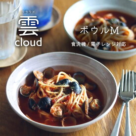 【300円OFFクーポン】ボウルM 雲 cloud 中鉢 グレー ピンク サラダボウル 煮物鉢 軽量食器 食器 おもてなし 美濃焼 鉢 陶器 器 フルーツ スープ サラダ シチュー おやつ 洋食器 日本 かわいい おしゃれ 国産 カフェ風 シンプル 電子レンジ対応 食洗器対応 見谷陶器