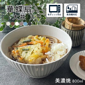 【300円OFFクーポン】丼 ラーメン丼 大丼 800ml 食器 華蝶扇 どんぶり 白い食器 ブラウン 和食器 洋食器 大容量 美濃焼 国産 削ぎ おしゃれ カフェ風 シンプル キッチン 電子レンジ/食洗機対応 口径16.7cm×高さ8.9cm 370g