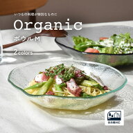 サラダボウル パスタ皿 【300円OFFクーポン】 ボウルM オーガニック organic クリア 新作 ブラック ガラ…