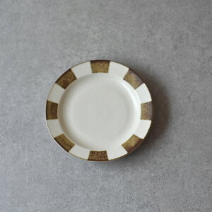 【300円OFFクーポン】取皿 プレート 食器 ラウト 美濃焼 陶器 器 取り分け皿 ブラウン ブルー シェアプレート ケーキ おやつ 洋食器 日本 ライン 洋風 ケーキ皿 デザート皿 デザート おしゃれ