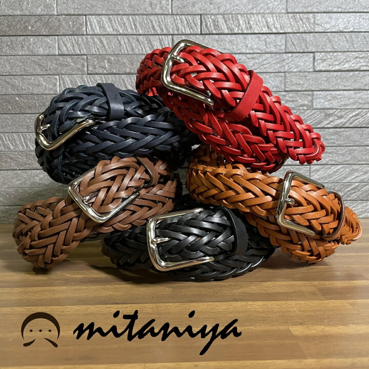 楽天市場 ヌメ革手編みメッシュベルト ベルト メンズ 日本製 国産 メッシュ 編み込み 本革 牛革 送料無料 カジュアル シンプル バックル 姫路産 ブラック ブラウン ネイビー レッド 黒 茶 赤 紺 30ｍｍ カジュアル ジーンズ ギフト レザー ブランド ベルト専門店