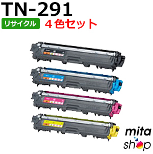 【4色セット】 TN-291BK TN-291C TN-291M TN-291Y リサイクルトナーカートリッジ (即納再生品) 【沖縄・離島 お届け不可】 その他