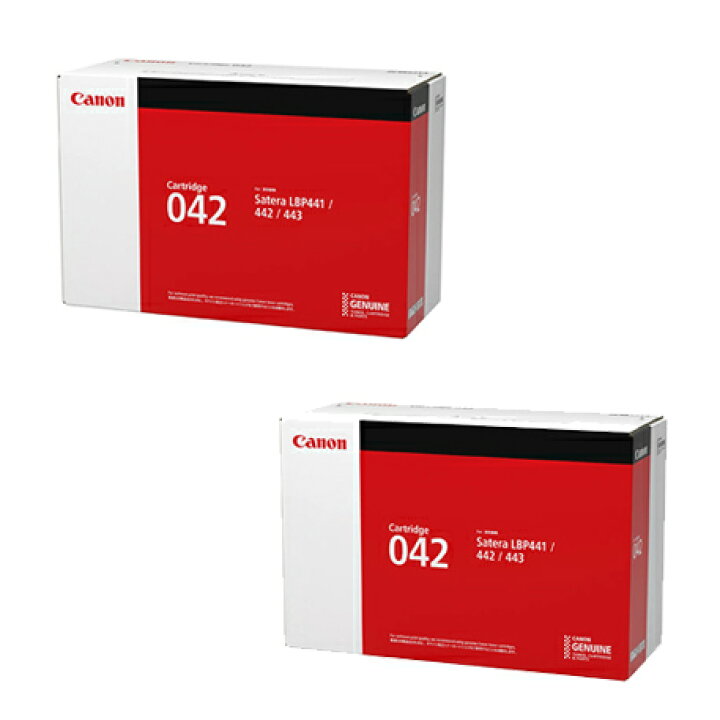 楽天市場】【純正品】 キャノン CANON 【2本セット】CRG-042VP  