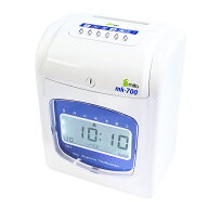 【楽天倉庫から365日発送！】mita 電子タイムレコーダー MK-700 （タイムカード50枚付き）【最強翌日配送】
