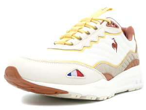 le coq sportif [���R�b�N�X�|���e�B�t �N���e��LCSR700Z1 �t�����`�J���g���[�T�C�h]�@CRETE LCS R 700 Z1 FRENCH COUNTRYSIDE�@WHITE/BEIGE (QL1VJC18WB)