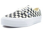 VANS [ヴァンズ オーセンティックリイシュー44 ヴァンズプレミアム]　AUTHENTIC REISSUE 44 "VANS PREMIUM"　LX CHECKERBOARD BLACK/OFF WHITE (VN000CQA2BO)