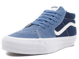 VANS [ヴァンズ スケートミッドリイシュー83 ヴァンズプレミアム]　SK8-MID REISSUE 83 "VANS PREMIUM"　LX STV NAVY (VN000CQQDWR)