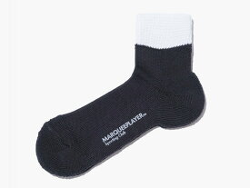 MARQUEE PLAYER [マーキープレイヤー ハイブリッドリブソックスSS メイドインジャパン グローインザダーク]　HYBRID RIB SOCKS SS "Made in JAPAN" "GLOW IN THE DARK"　CHARCOAL (9029)