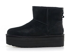 UGG [�A�O �E�B�����Y�N���V�b�N�~�j�v���b�g�t�H�[��]�@W CLASSIC MINI PLATFORM�@BLACK (1134991-BLK)