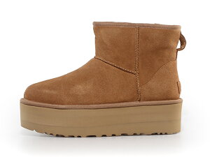 UGG [�A�O �E�B�����Y�N���V�b�N�~�j�v���b�g�t�H�[��]�@W CLASSIC MINI PLATFORM�@CHESTNUT (1134991-CHE)