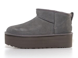 UGG [�A�O �E�B�����Y�N���V�b�N�~�j�v���b�g�t�H�[��]�@W CLASSIC ULTRA MINI PLATFORM�@CHARCOAL (1135092-CHRC)