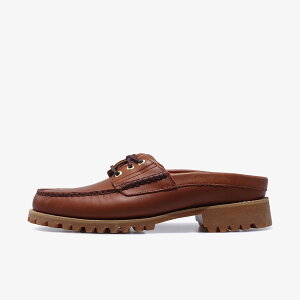 Timberland [�e�B���o�[�����h �X���[�A�C ���B�u���� �\�[���~���[��]�@3 EYE VIBRAM SOLE MULE�@RUST FULL GRAIN (A6ETDEM6)