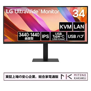 �y�����؏��̈��S��ƁzLG 34�^ WQHD (3440x1440) 3800R�Ȗʌ^ IPS Monitor �E���g�����C�h �f�B�X�v���C 34U650A-B�y���������z�ysmtb-u�z�y���������I(����A��������)�z