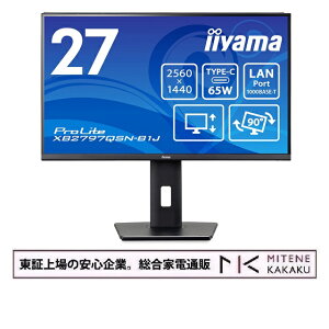 �y�����؏��̈��S��Ɓziiyama ���j�^�[ �f�B�X�v���C 27�C���` WQHD USB Type-C IPS���� HDMI DisplayPort LAN�|�[�g �S�P�[�u���t 3�N���[�J�[�ۏ� �����T�|�[�g ProLite XB2797QSN-B1J�y����E�����z���s��