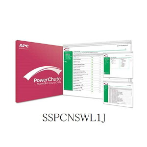 APC UPS�d���Ǘ��\�t�g�E�F�A SSPCNSWL1J PowerChute �p���[�V���[�g Network Shutdown 1 Node Windows & Linux�i�񉼑z�����j