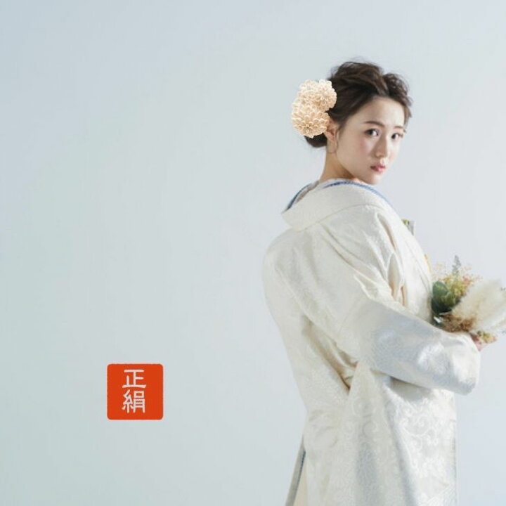楽天市場】＜＜早割＞＞シルク つまみ細工 正絹 絹 髪飾り 成人式 婚礼 