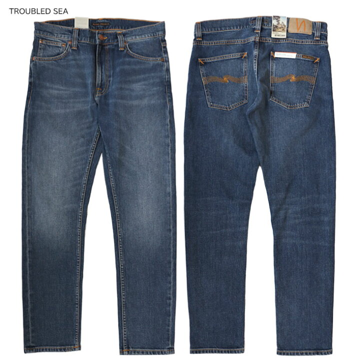 美品 ヌーディージーンズ リーンディーン 濃紺 W30 nudie jeans 楽天 