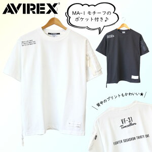 AVIREX �A���B���b�N�X �~���^���[�|�P�b�g����T MIL. POCKET T-SHIRT �v�����g VF-31 TOMCATTERS ���[�Y�V���G�b�g 50���N �`���b�N �|�P�b�g �A�r���b�N�X �~���^���[ �A���J�W �J�W���A�� �X�g���[�g 