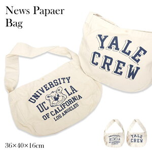 �j���[�X�y�[�p�[�o�b�O �J���b�W COLLEGE �V�����_�[�o�b�O Canvas News Papaer Bag ���b�Z���W���[�o�b�O �A�����J ��w ��100�� ���B���e�[�W�� �v�����g �􂦂� �� �����Y �j�� ���f�B�[�X ���� �J
