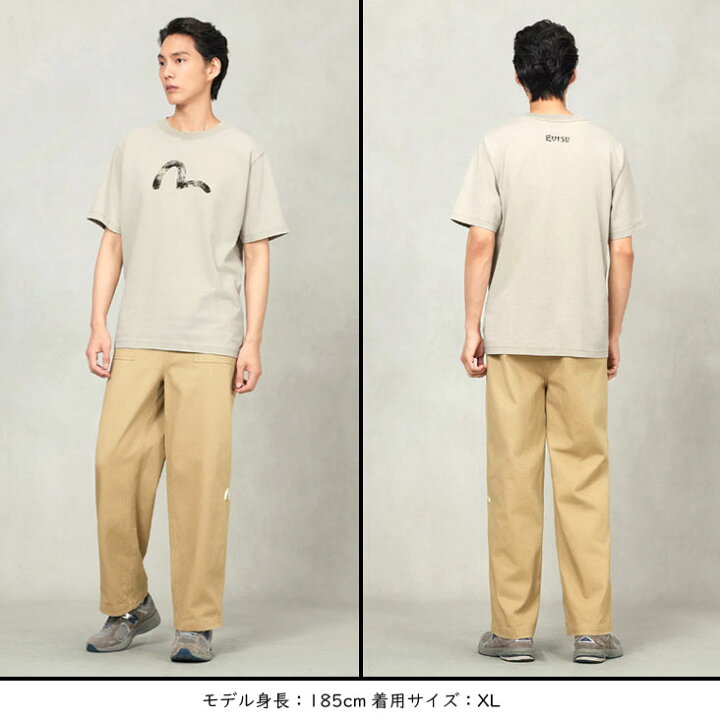 楽天市場】EVISU エヴィス リラックスフィット Tシャツ VINTAGE 手描き 