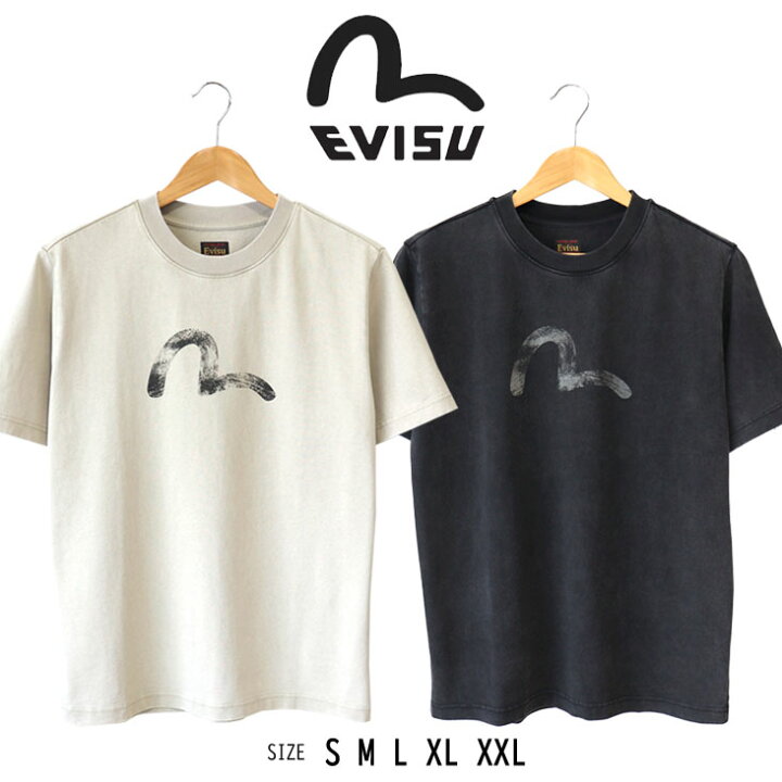 楽天市場】EVISU エヴィス リラックスフィット Tシャツ VINTAGE 手描き 