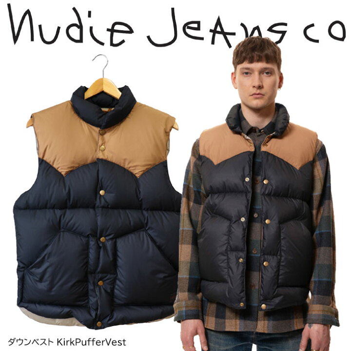 楽天市場】ヌーディージーンズ Nudie Jeans ダウンベスト 