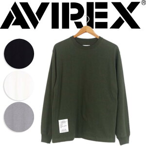 AVIREX ABbNX T BASIC HEAVY WEIGHT L/S T-SHIRT x[VbN wr[EFCg  TVc fUC ~^[    uh Vv JWA ArbNX 
