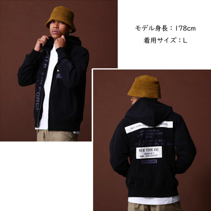 楽天市場】AVIREX アヴィレックス ジップパーカー AIR NATIONAL GUARD  