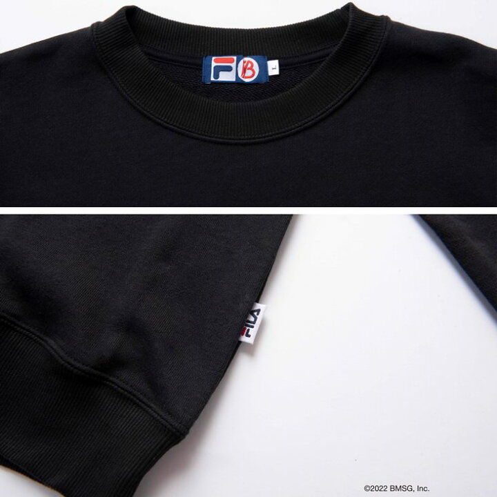 楽天市場】FILA フィラ BE:FIRST コラボ トレーナー クルーネック  