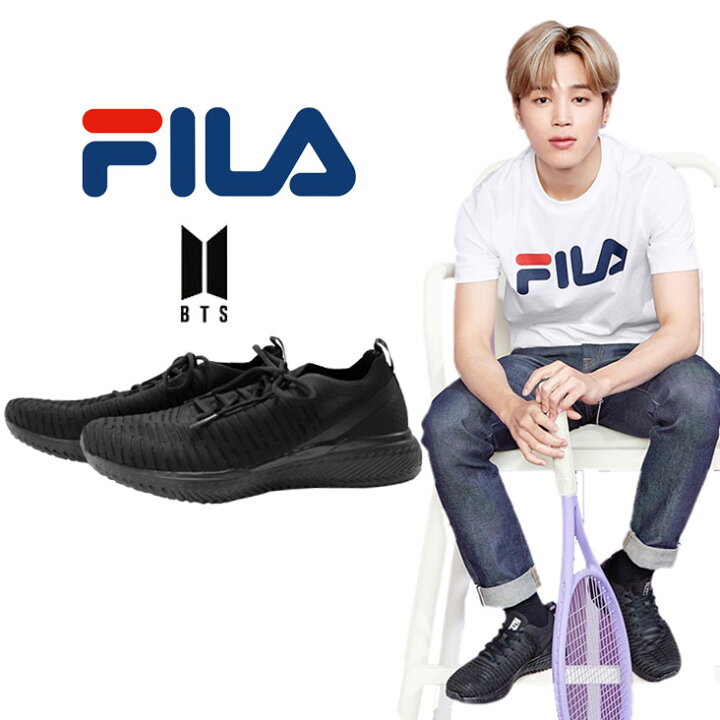 楽天市場 Fila フィラ スニーカー メンズ レディース Bts Jimin ジミン Rgb フロー Flow 韓国 韓国ファッション Born To Shine 防弾少年団 ミトマン楽天市場店