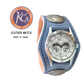 KC,s　ケーシーズ　コンチョ　レザー　ウォッチ　腕時計　革 ヌバック 牛革