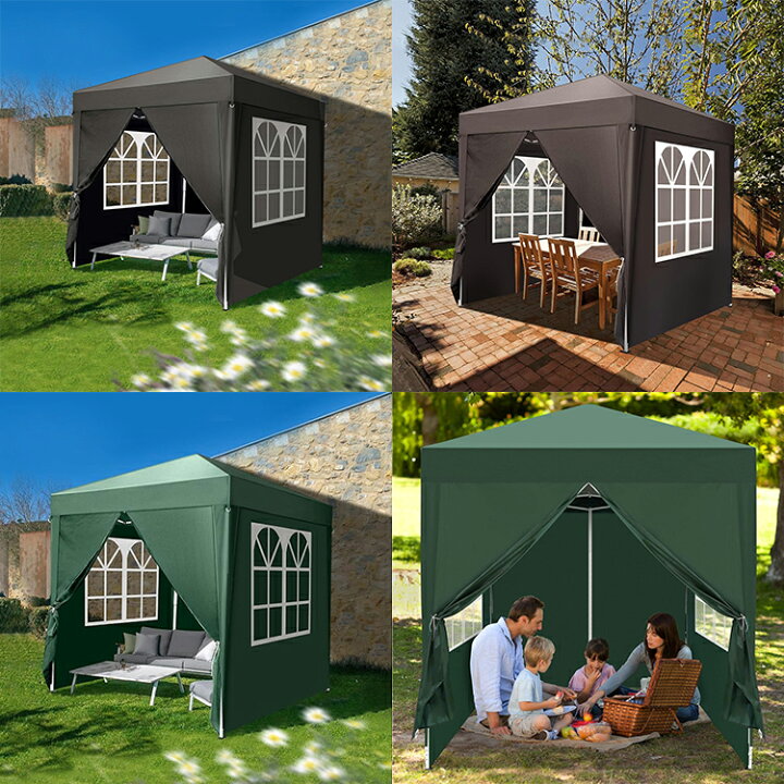 楽天市場】「1年保証」タープテント 3m×3m サイドシート 4枚 ワンタッチタープテント スチール 大型 耐水 タープ テント 2m×2m ワンタッチテント レジャー イベント 海 バーベキュー防災グッズ 運動会 プレゼント TOPAIM : mitomi楽天市場店