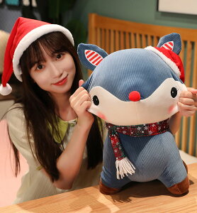 �y25cm�z�������� �ʂ������ �S6�J���[ �N���X�}�X Xmas ���a�� Christmas �傫�� ������ �N�b�V���� �g�i�J�C �}�t���[�t�� �X�q�t�� �C���e���A �_�炩 ���� ���� �ޏ��� �ӂ�ӂ�Ŗ������ 