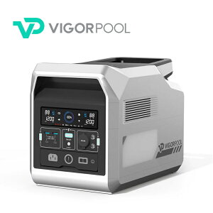 VigorPool Captain 1200 �|�[�^�u���p���[�X�e�[�V�����^�o�b�e���[����1280Wh 25.6V,50Ah�^3,500��̏[���d����e�ʂ�80%�ȏ���ێ�