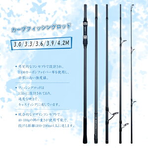 CARP B5006 J[vtBbVObh, ނ Zbg Cނ,T800J[{t@Co[, 3.0-4.2m, 45xKWKChO, LXeBOp