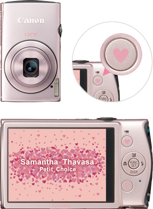 Canon IXY600F Samantha Thavasa Petit Choice　サマンサタバサ  プチチョイス特製チャーム付1210万画素デジタルカメラ【smtb-TK】[02P05Nov16] | カメラのミツバ