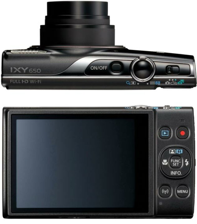 Canon IXY650 広角25mm相当から光学12倍ズームレンズ搭載2020万画素コンパクトデジタルカメラ[02P05Nov16]  カメラのミツバ