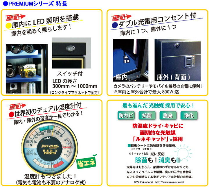 楽天市場】トーリハン ドライキャビ PH-110防湿庫【送料無料】カメラ  