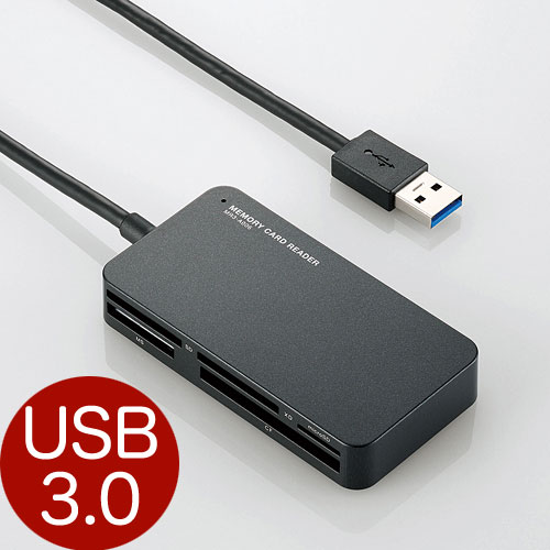 エレコム USB3.0対応カードリーダ MR3-A006BK メモリカードリーダライタ[02P05Nov16]
