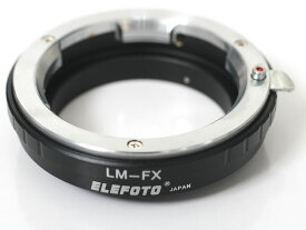 エレフォト ライカM→富士フィルム X-PRO3 FXマウントアダプター(ELEFOTO LM-FX)【即納】あす楽対応[Fujifilm Finepix XカメラにライカMマウントレンズがつけられるマウントアダプター][02P05Nov16]