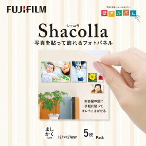 Fujifilm �V���R��(Shacolla)�ǃ^�C�v �܂������T�C�Y127x127mm 5������w���[�`3�c�Ɠ���̔����x[������5�����I�ʐ^��\���ĕǂ�K���X�Ȃǂ̕���ȏꏊ�ɓ\���ǃ^�C�v�̃t�H�g�p�l���I�\�蒼