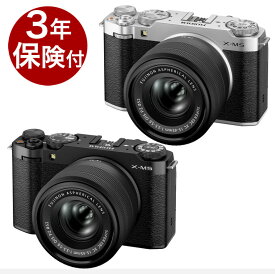 [3年保険付] FUJIFILM X-M5 XC15-45mmレンズキット ブラック／シルバー XM5 ミラーレス一眼X-M5LK-1545-B/S Lens Kit 標準ズームレンズキット