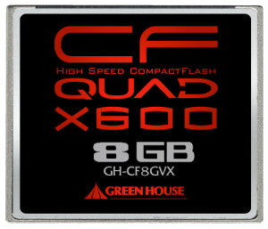 �O���[���n�E�X QUAD600�{�� 8GB UDMA6�Ή��R���p�N�g�t���b�V���J�[�h�@����CF�J�[�h[02P05Nov16]