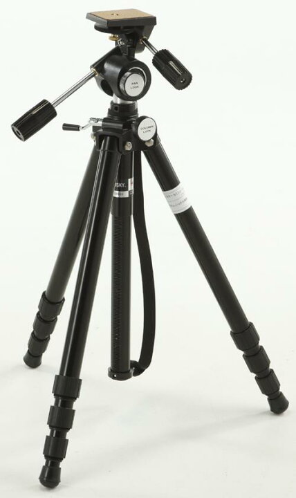 楽天市場】HUSKY ハスキーセミショート4段 HT-1041 ヘッド一体型三脚  