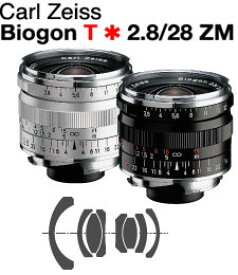 Carl Zeiss Biogon T*F2.8/28mm ZM Mount Lens ライカMマウントビオゴン広角レンズ[02P05Nov16]